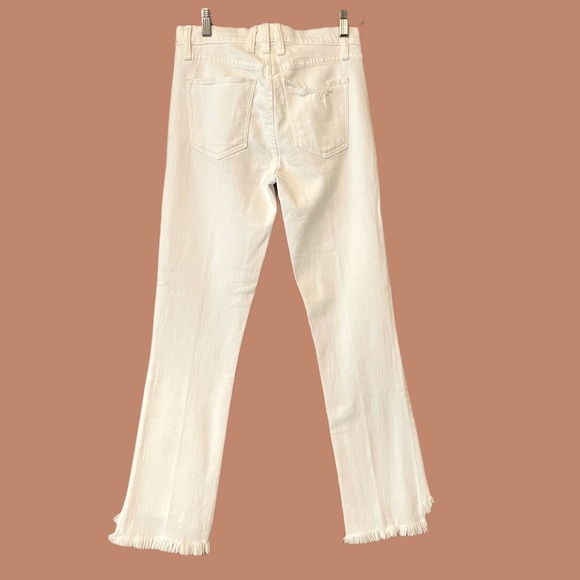NWT ~ McGuire Valetta Mid-Rise Cropped White Jeans - Picture 3 of 9